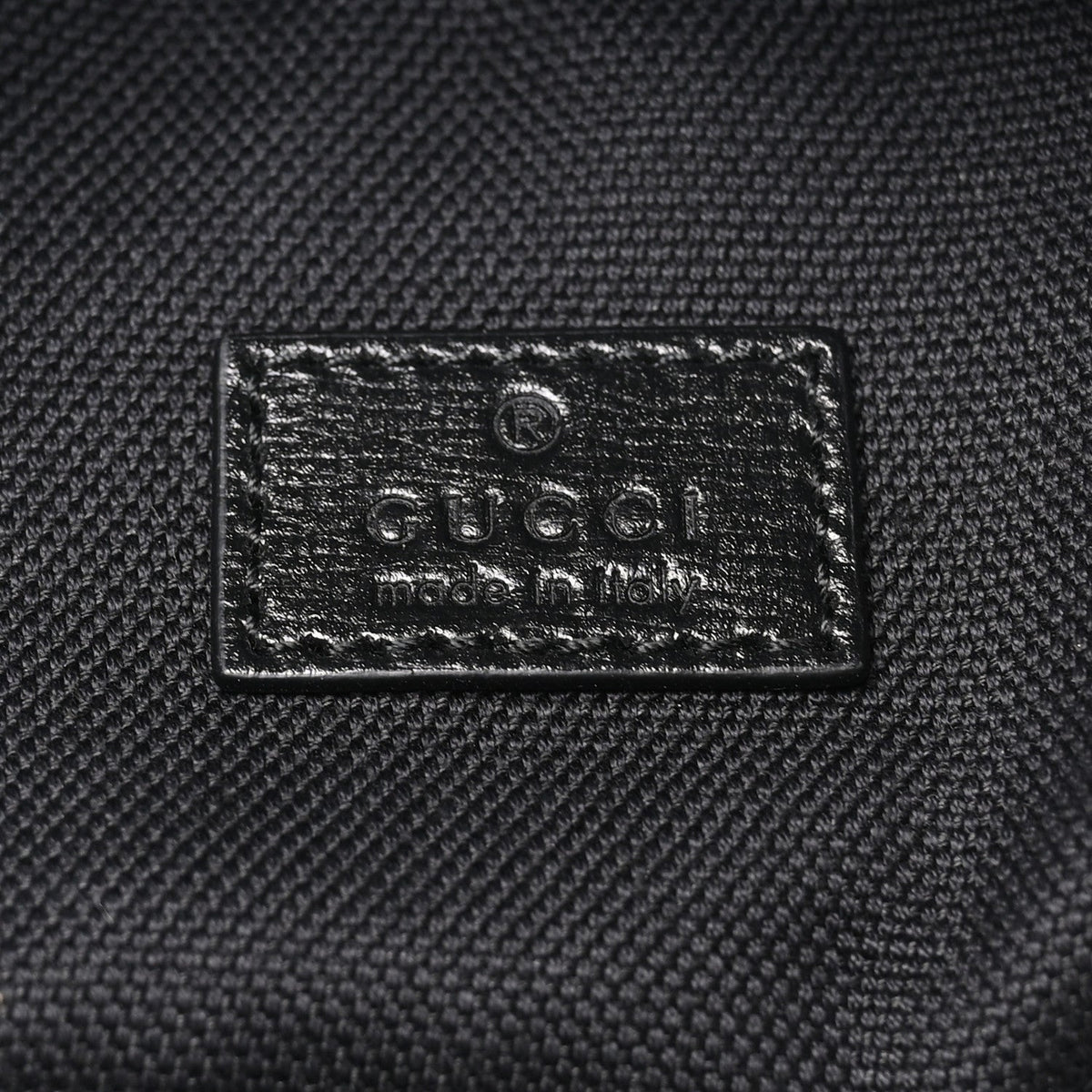 GG Supreme Monogram Textured Calfskin Retro Interlocking G Backpack Black