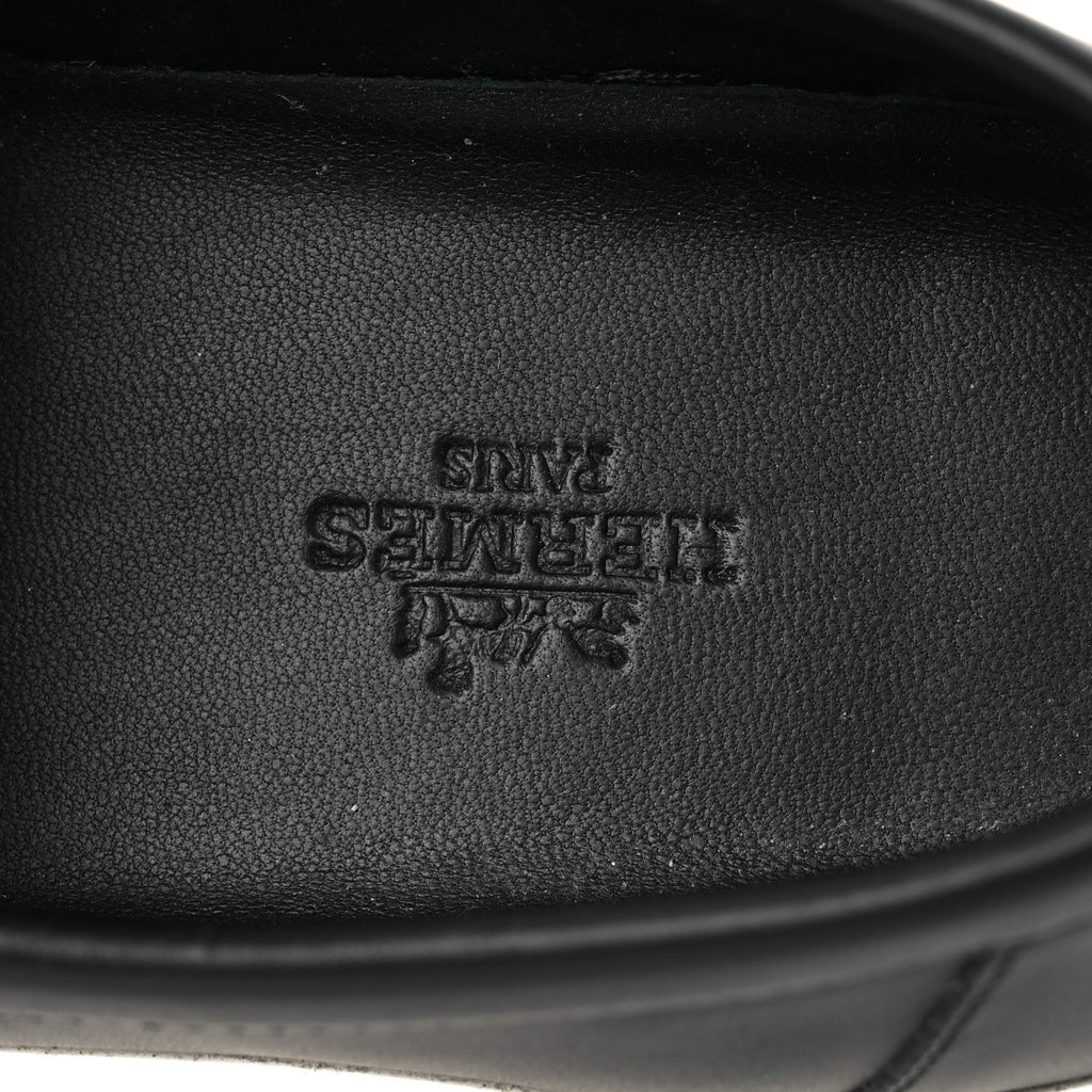 Calfskin Game Slip On Sneakers 37 Black