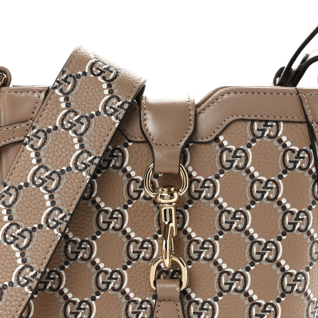 GG Shadow Monogram Mini Bucket Bag Beige