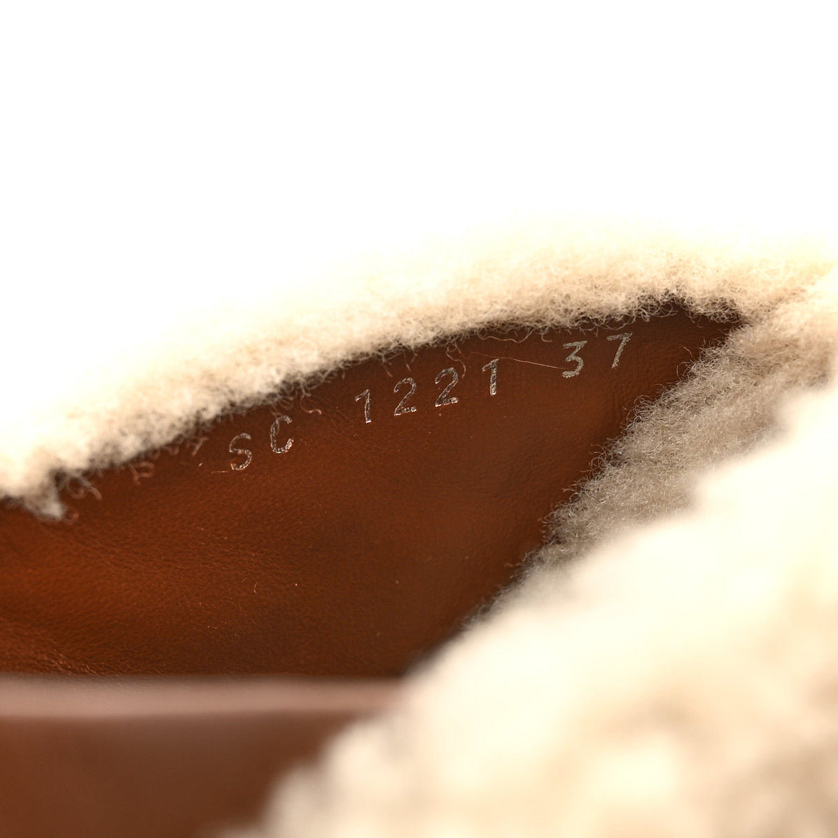 Shearling Paseo Flat Comfort Mule 37 Brown