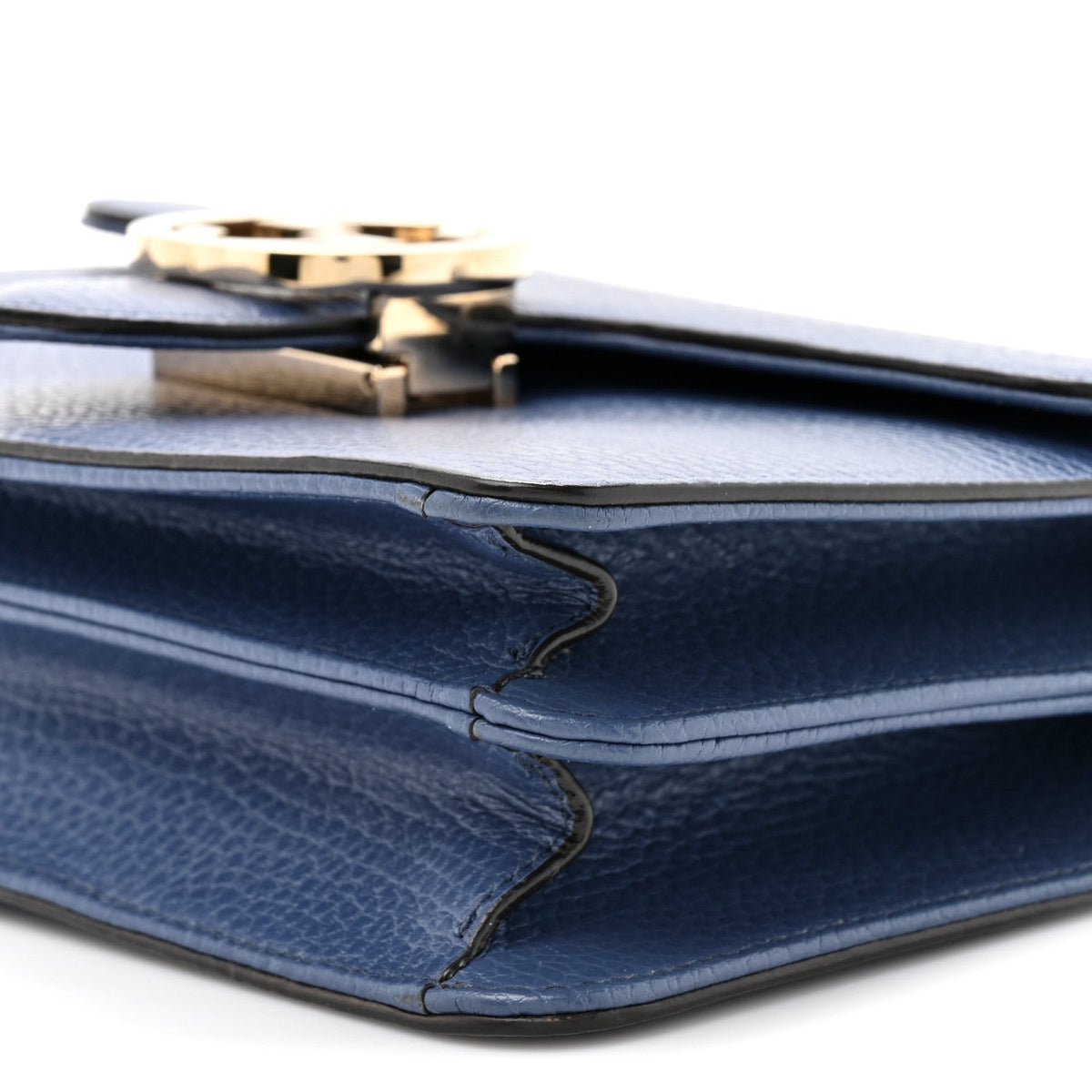 Dollar Calfskin Small Interlocking G Shoulder Bag Caspian
