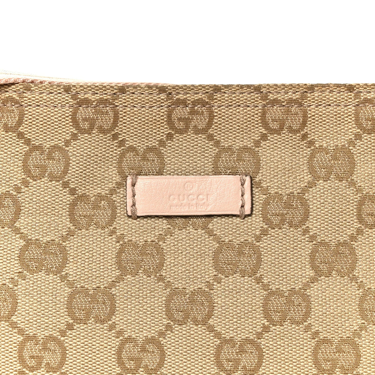 Monogram Web Small Flat Messenger Crossbody Pink Blue