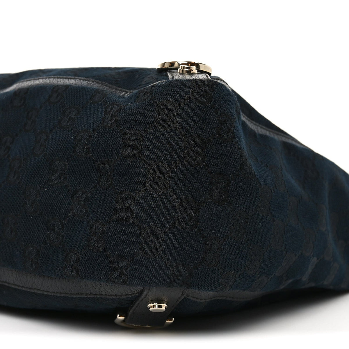 Monogram Large Abbey Tote Navy Black
