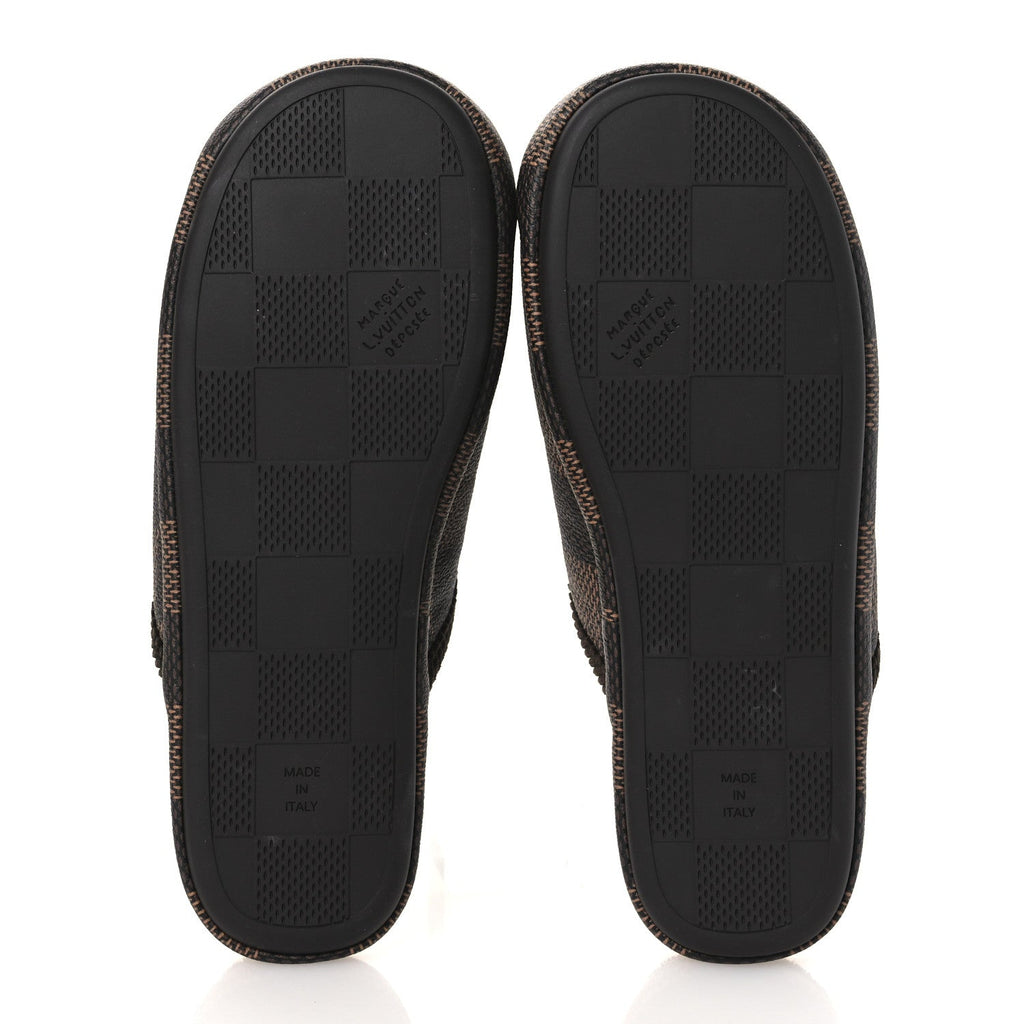 Damier Ebene Palace Slippers 8 Mocha