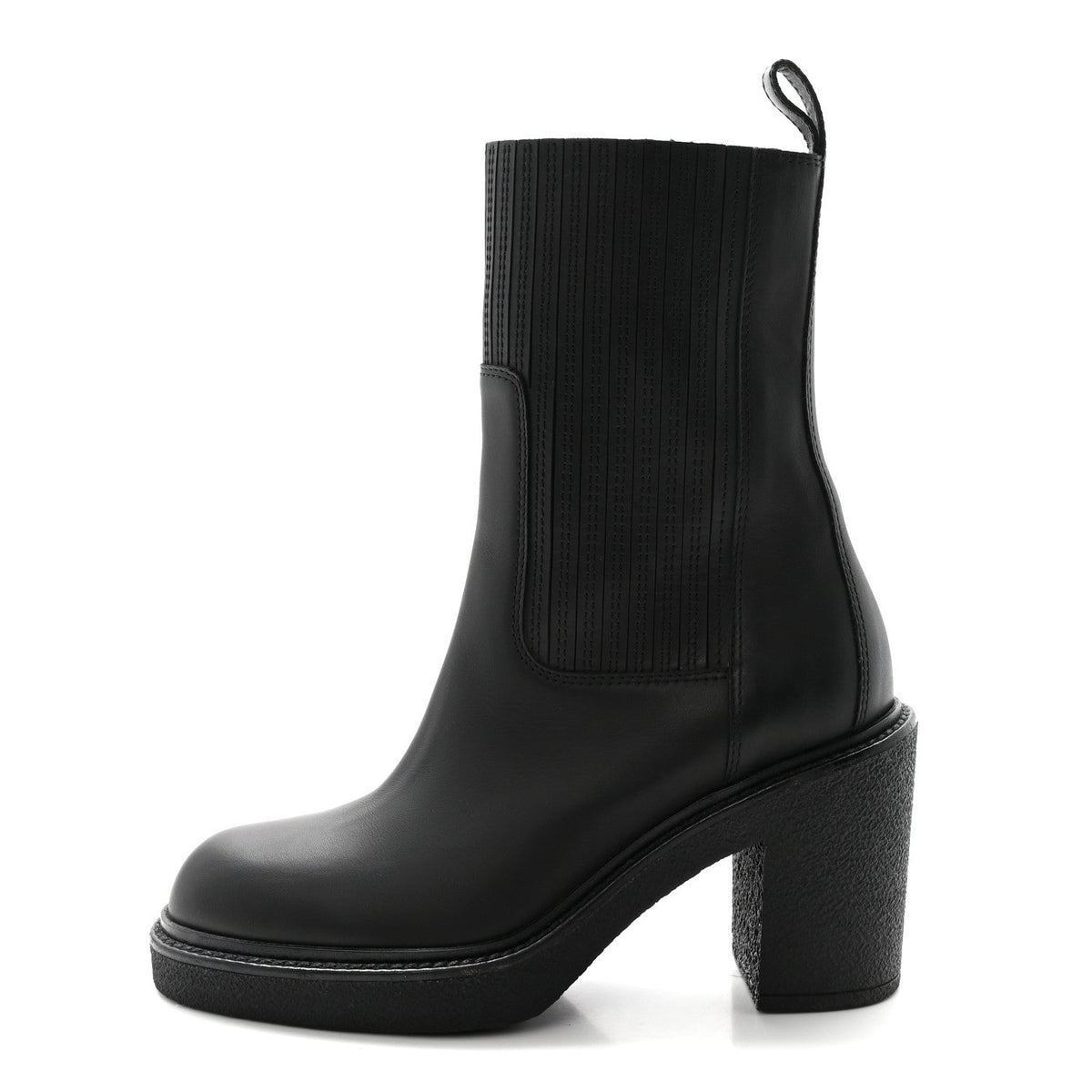 Calfskin Donia 70 Ankle Boots 36 Black