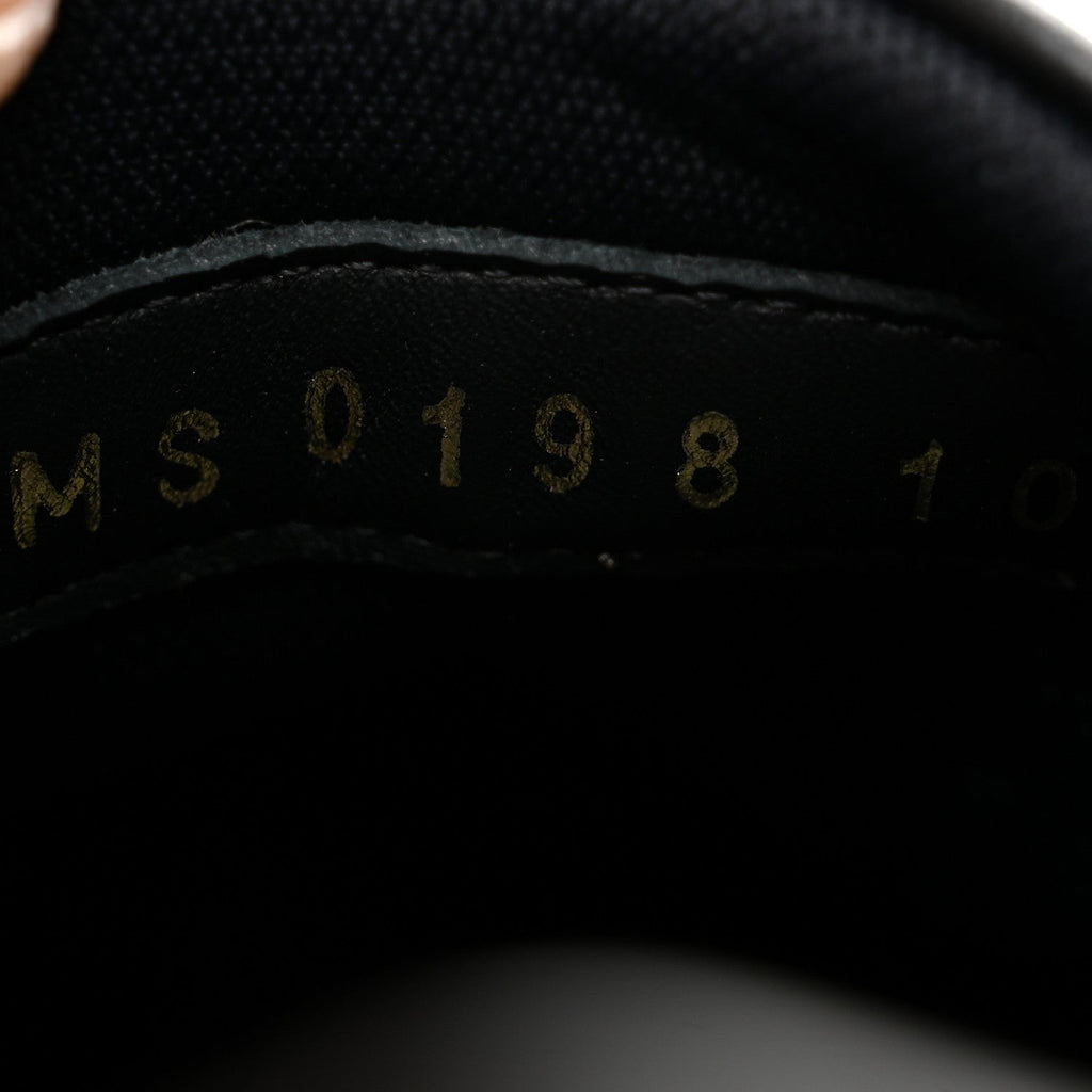 Calfskin Monogram Eclipse Luxembourg Sneakers 10 Black
