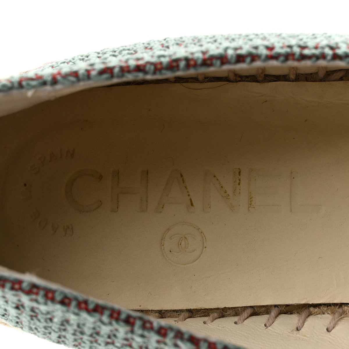 Toile Sequin CC Espadrilles 37 Green