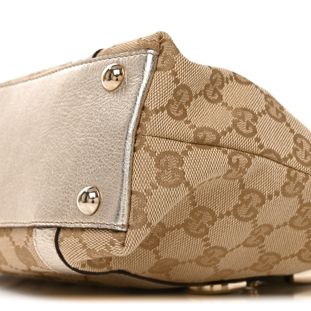 Monogram Small Abbey Tote Platinum