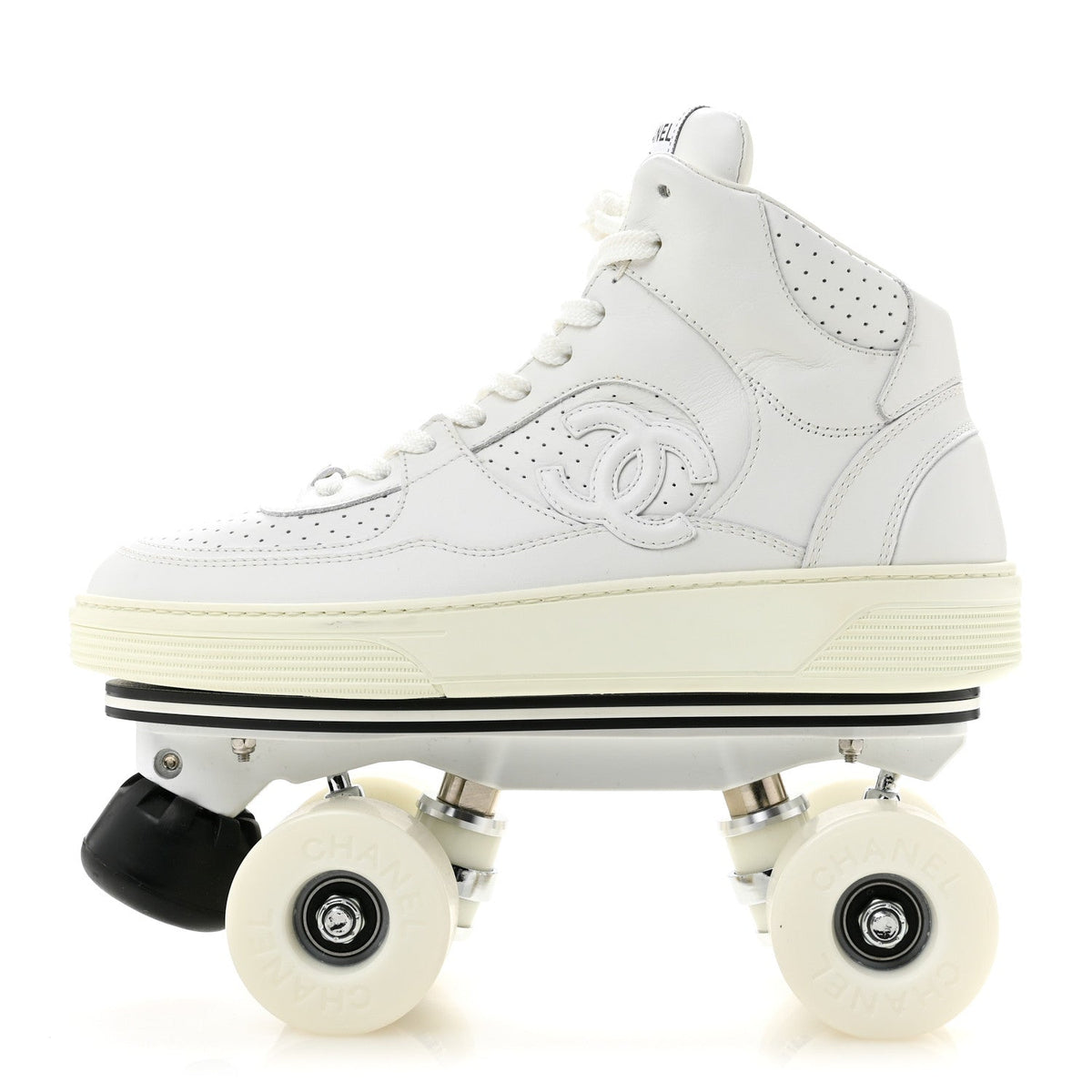 Calfskin Womens Roller Skates 39 White