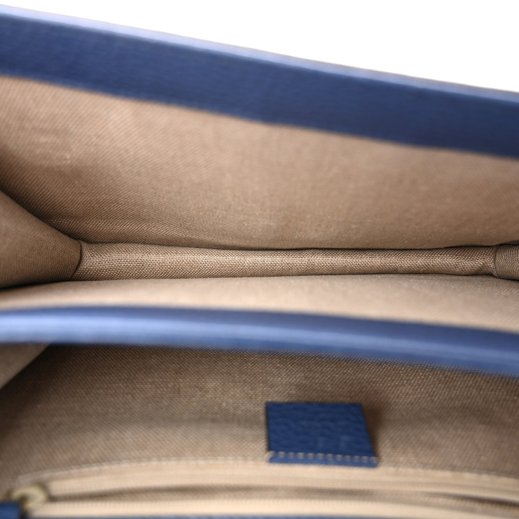 Dollar Calfskin Interlocking G Shoulder Bag  Caspian