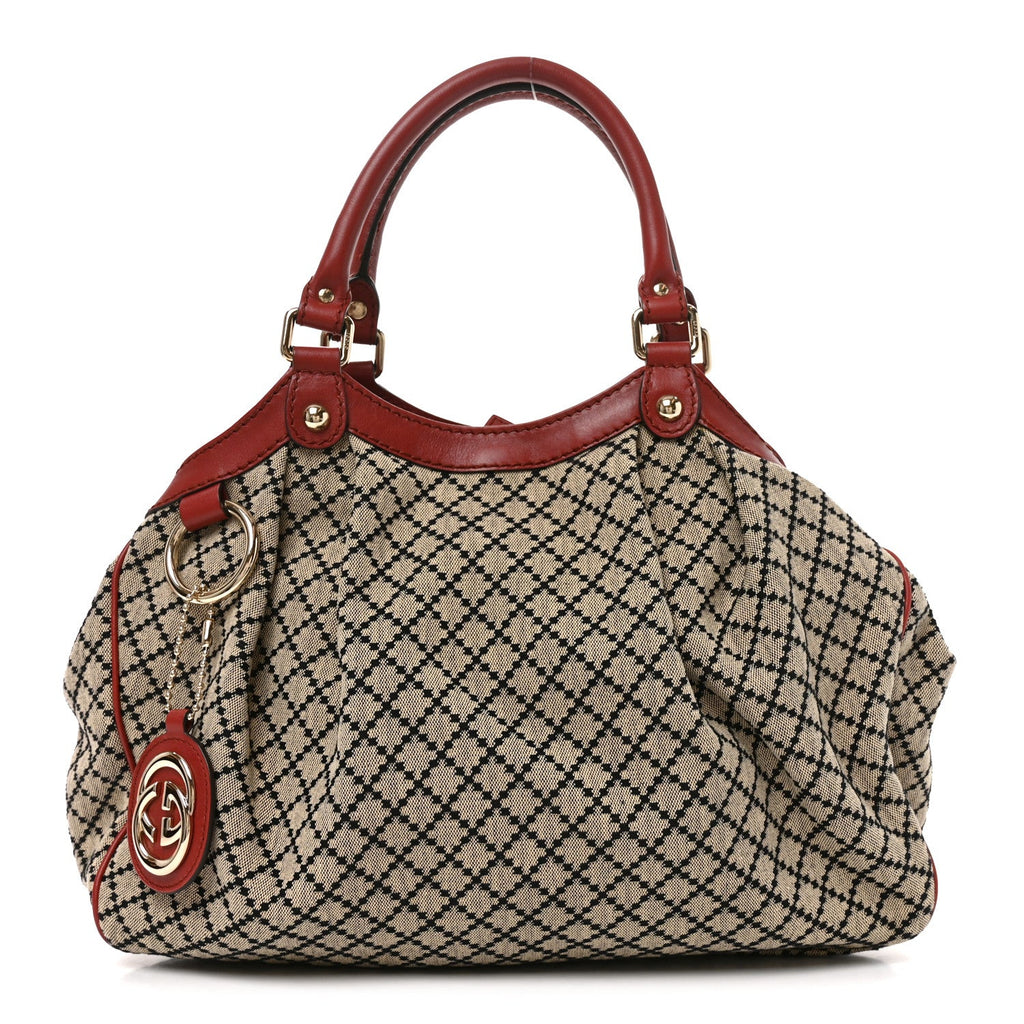 Diamante Medium Sukey Tote Brown