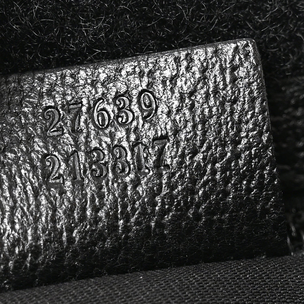 GG Monogram Messenger Crossbody Bag Black