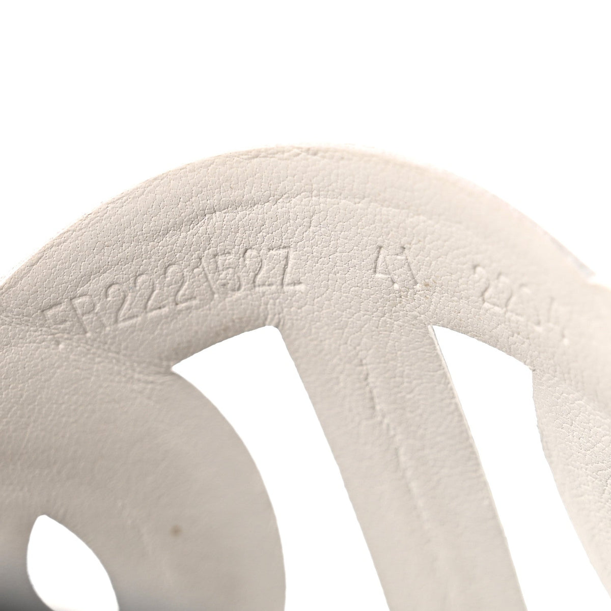 Suede Goatskin Nappa Extra Sandals 41 White Gold