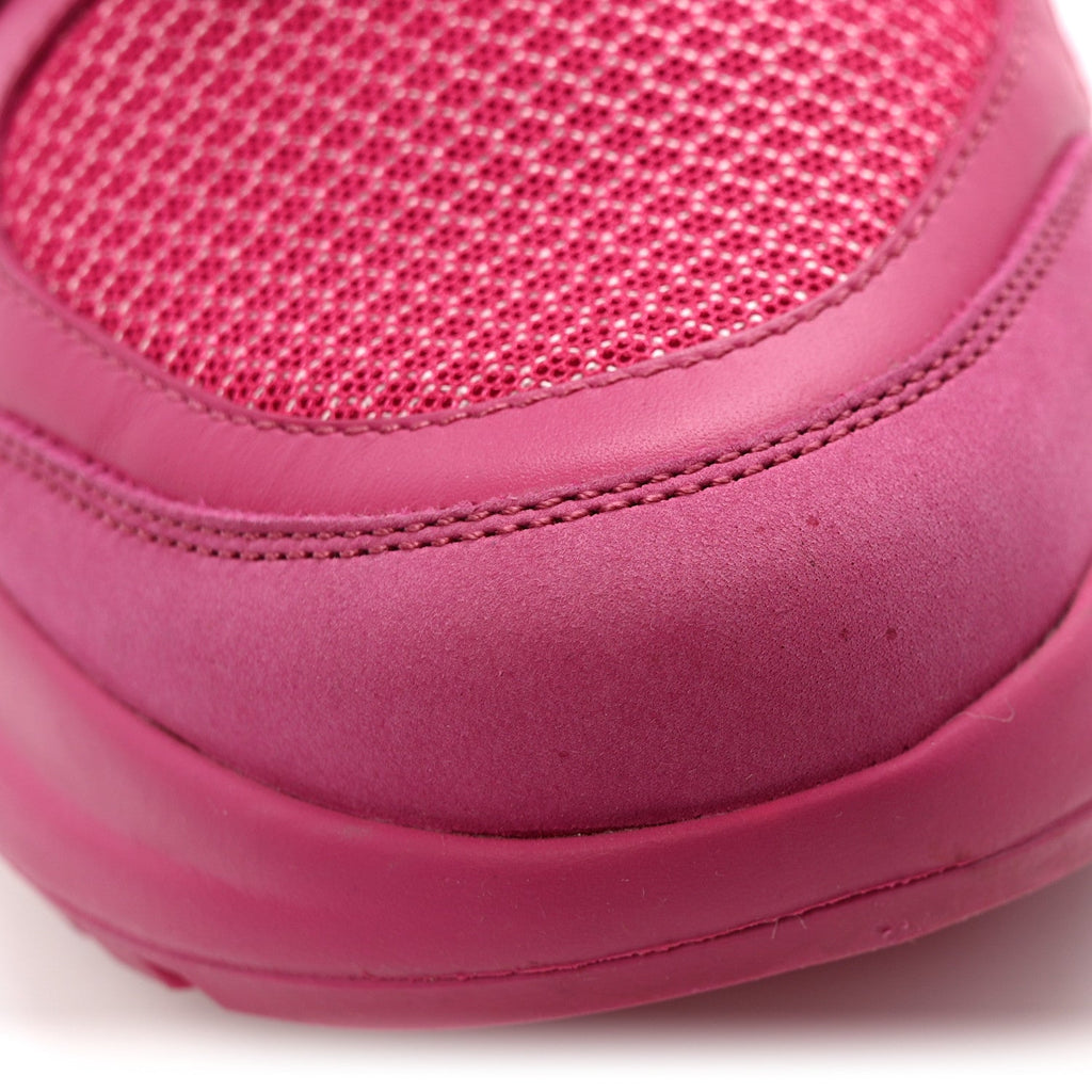 Calfskin Technical Nylon LV Archlight Sneakers 37 Rose Pop