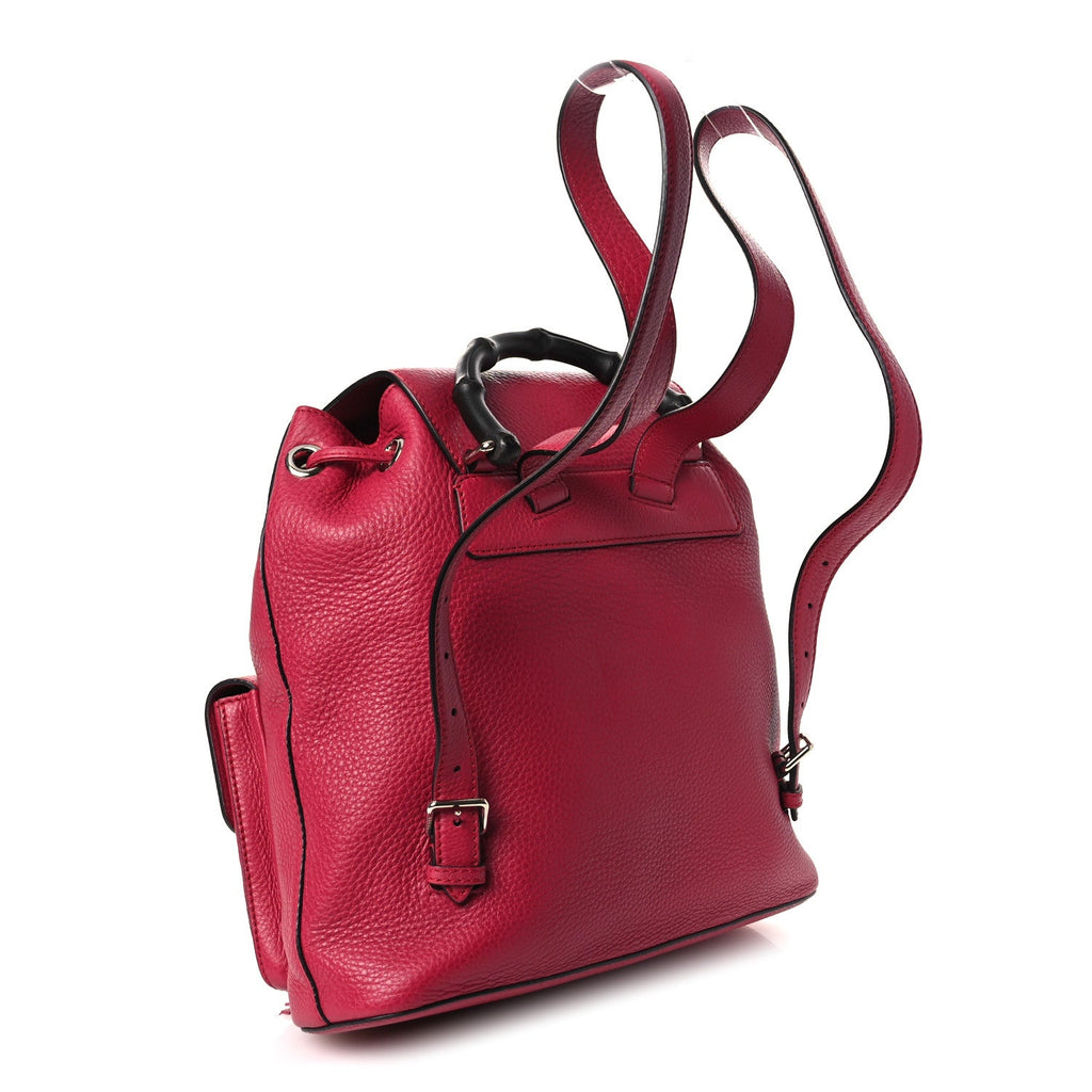 Cellarius Calfskin Medium Bamboo Backpack Petunia