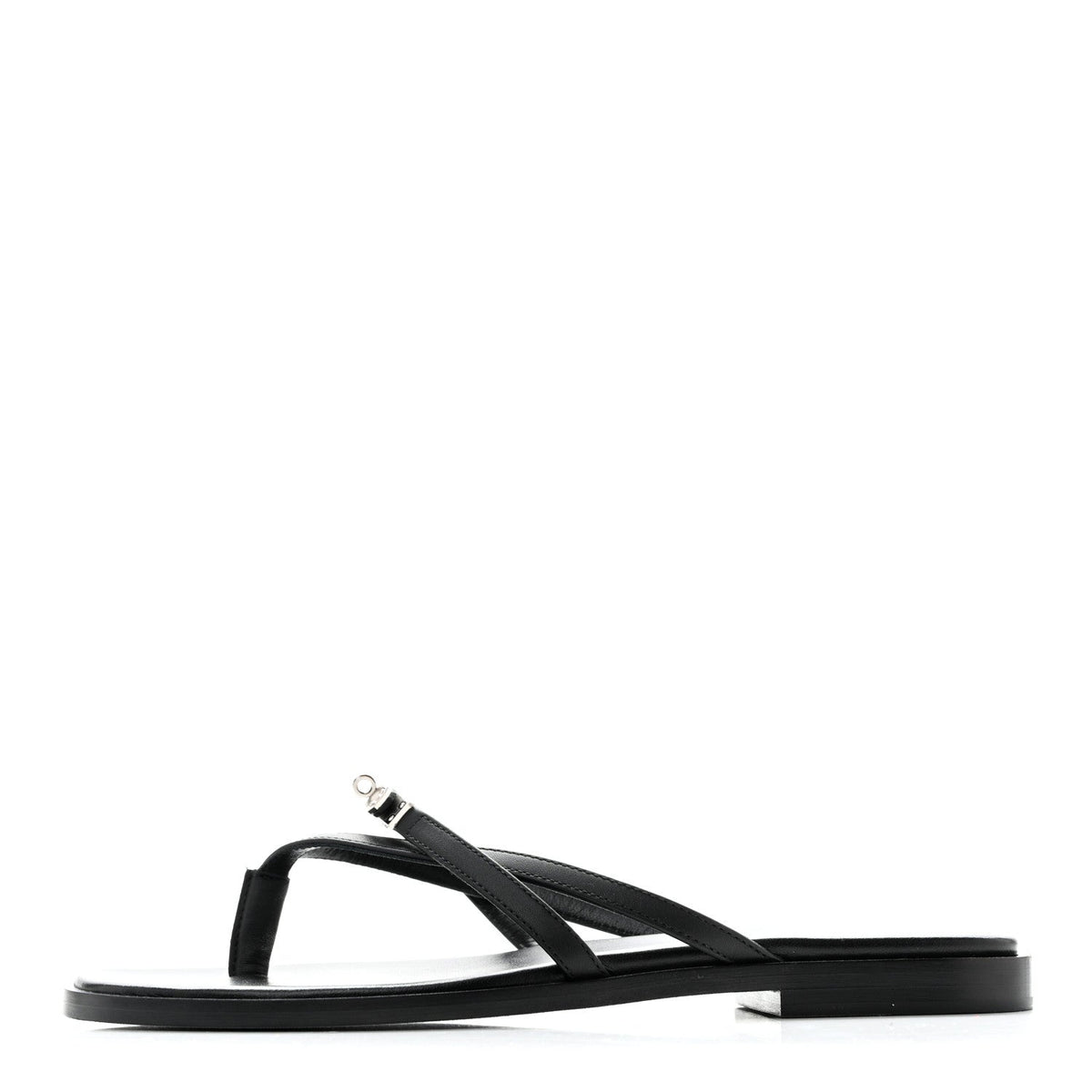 Calfskin Miss Sandals 35 Black