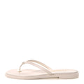 Goatskin CC Times Square Thong Sandals 38.5 Beige