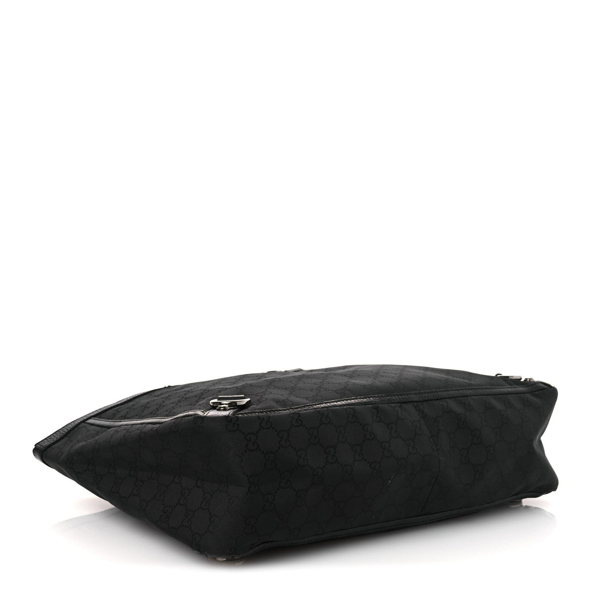 Nylon Monogram Large Abbey Tote Black