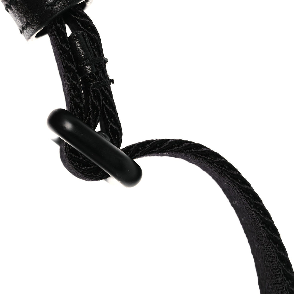 Rubber Effect Monogram GG Crossbody Bag Black