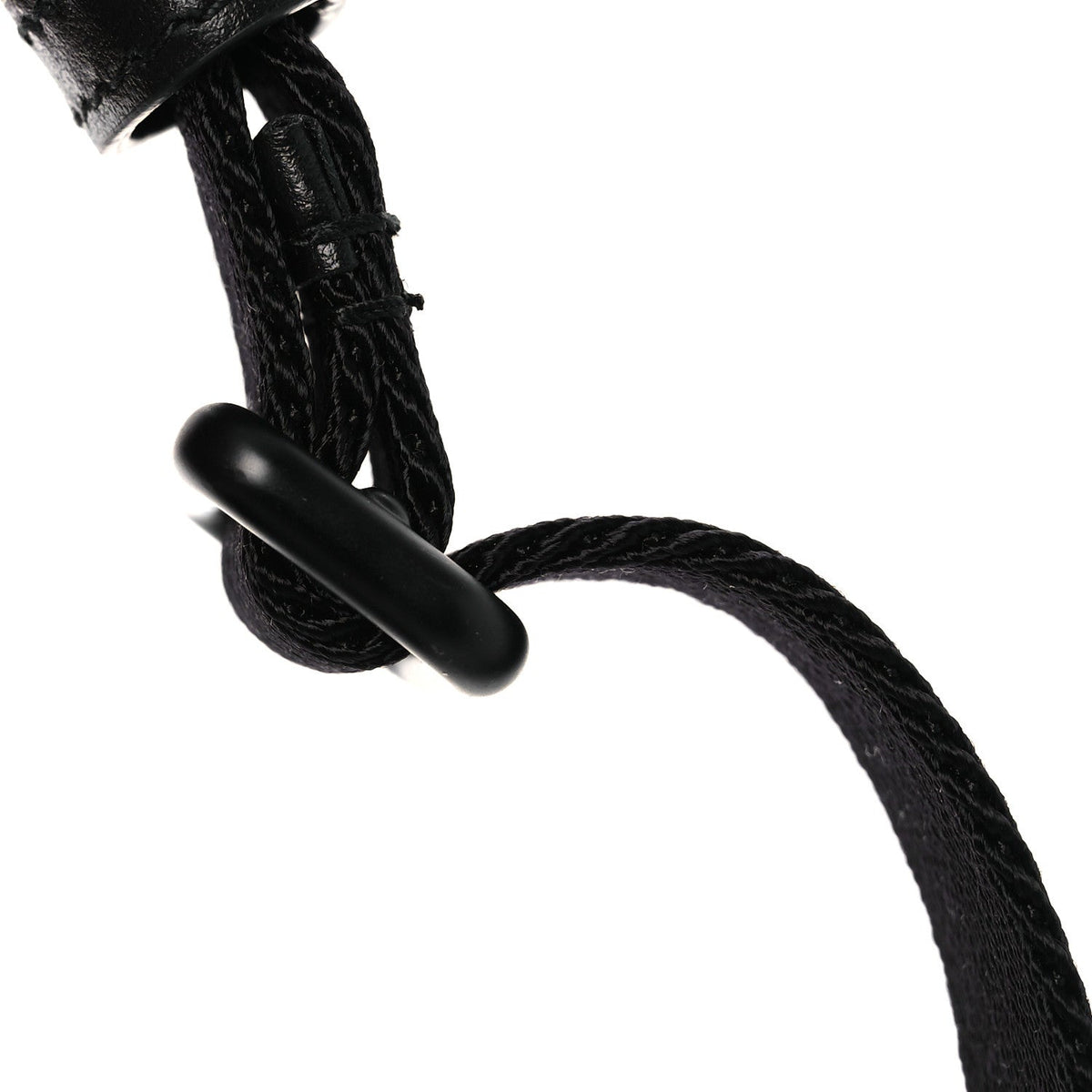 Rubber Effect Monogram GG Crossbody Bag Black
