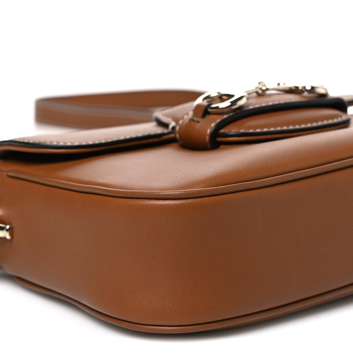 Arabella Calfskin Horsebit 1955 Soft Small Shoulder Bag Sundial