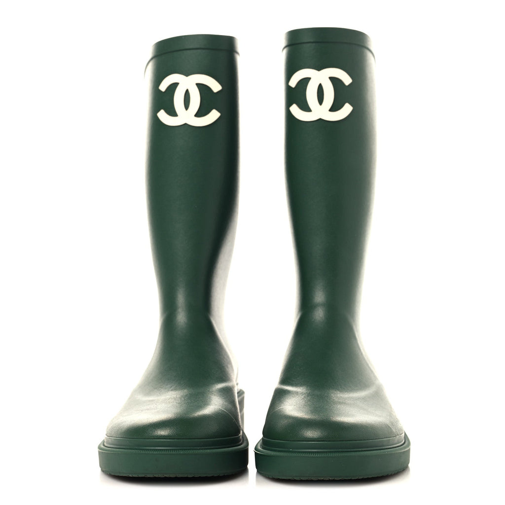 Caoutchouk CC High Boots 39 Dark Green