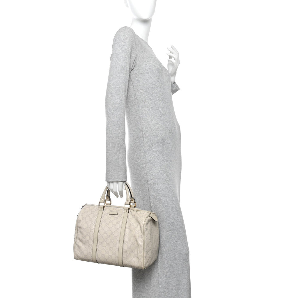 Guccissima Medium Joy Boston Off White