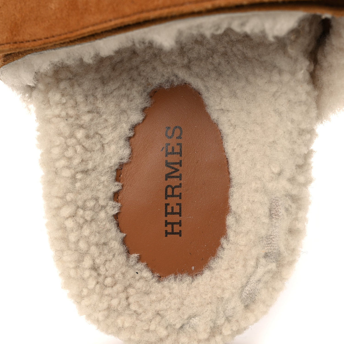 Suede Goatskin Woolskin Womens Chypre Sandals 36.5 Naturel Ecru