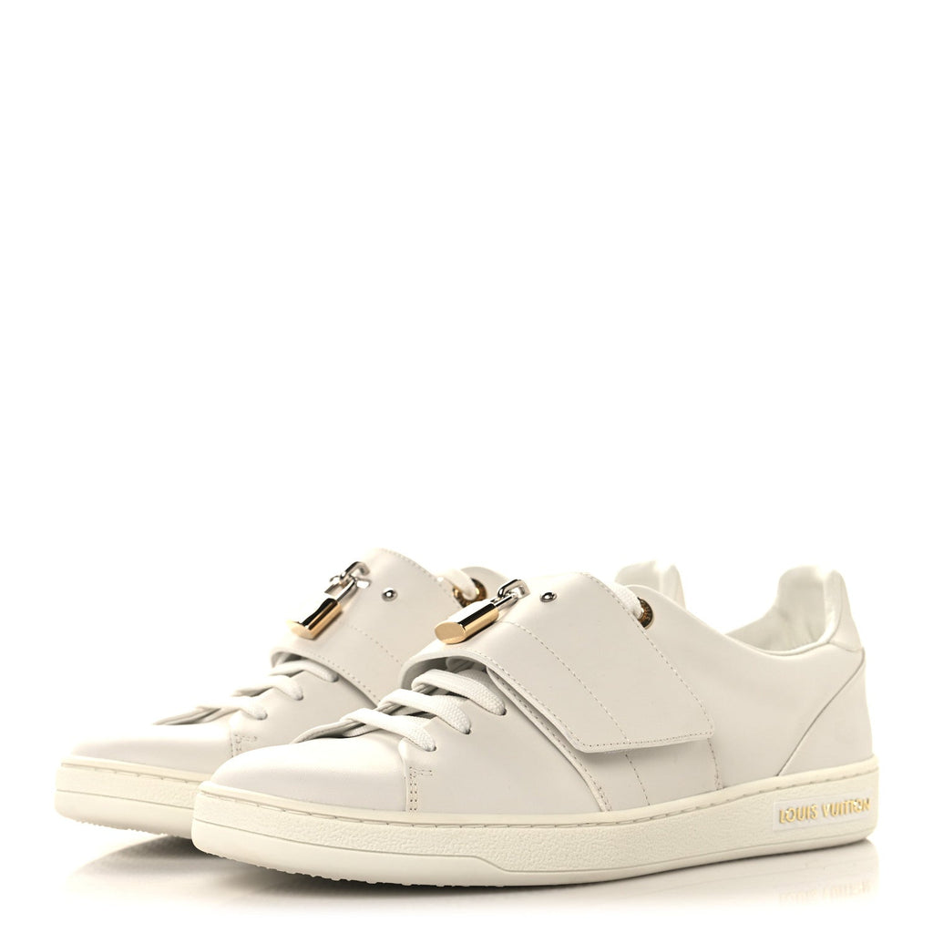 Calfskin Front Row Sneaker 36.5 White