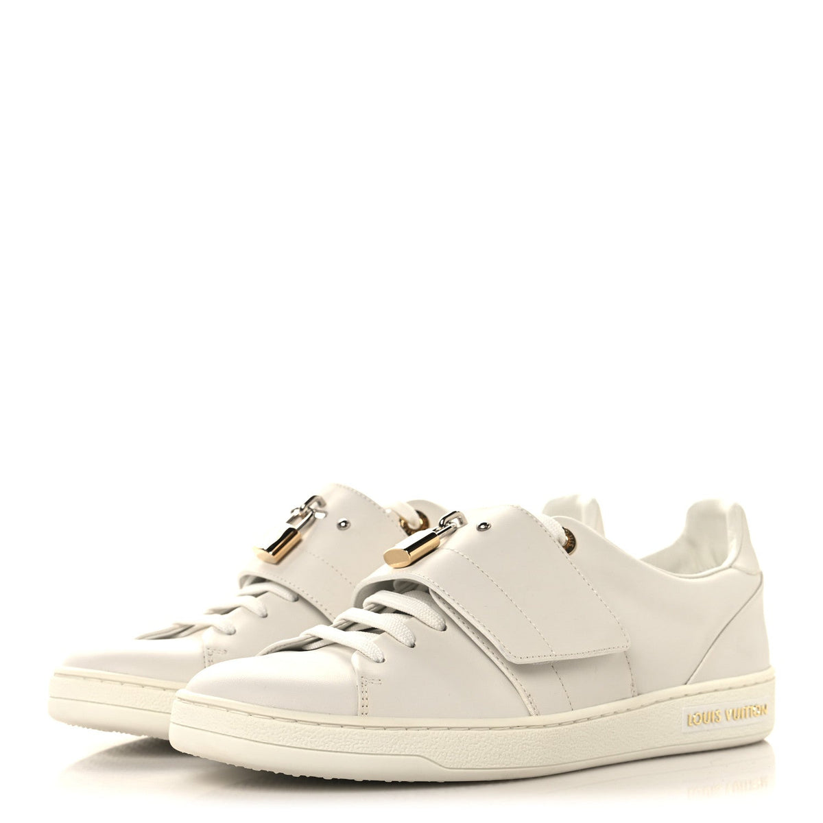 Calfskin Front Row Sneaker 36.5 White