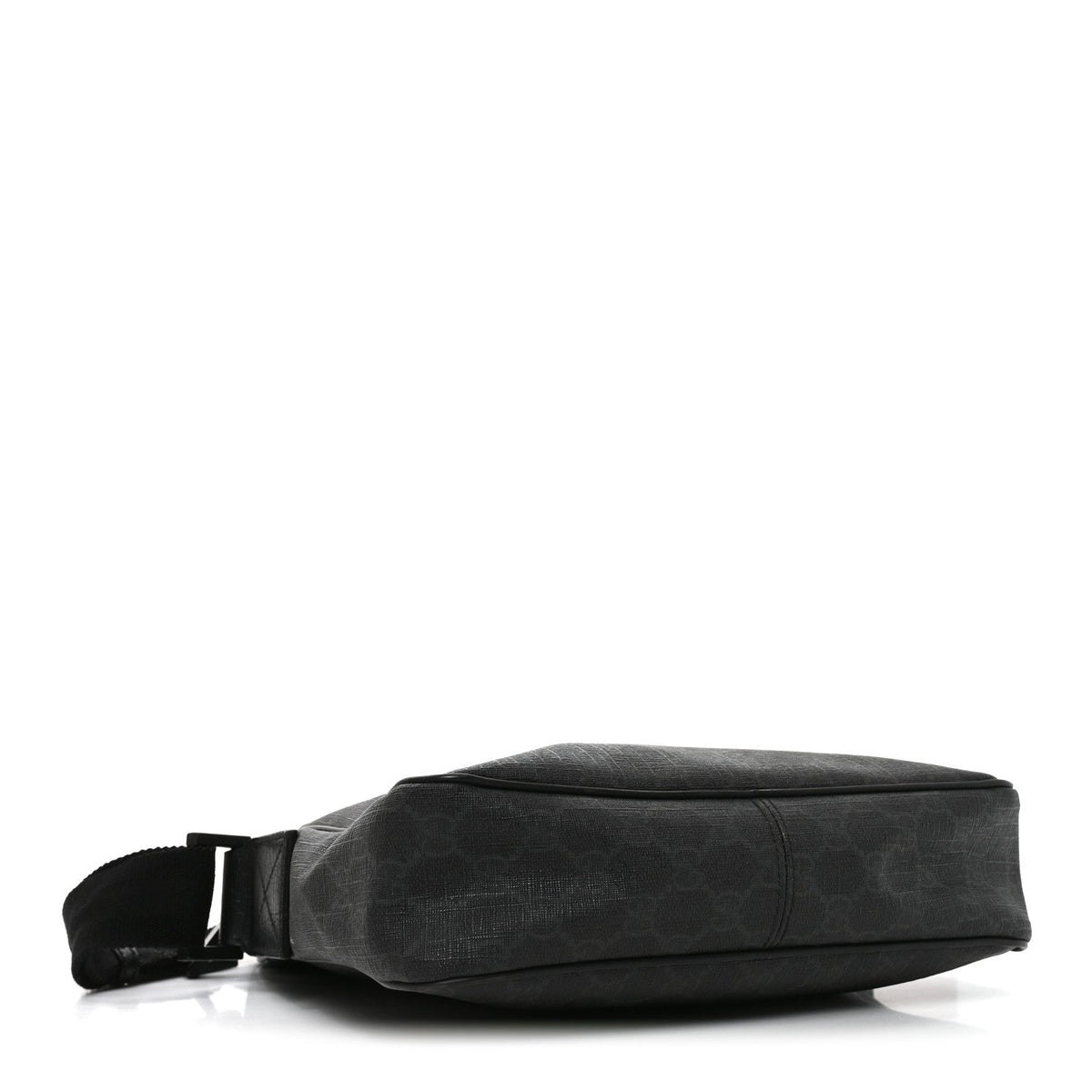 GG Supreme Monogram Messenger Bag Black Grey