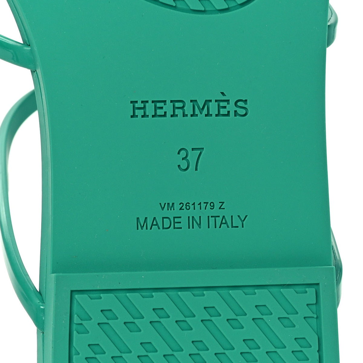 Rubber Womens Mykonos Sandals 37 Vert Tourmaline