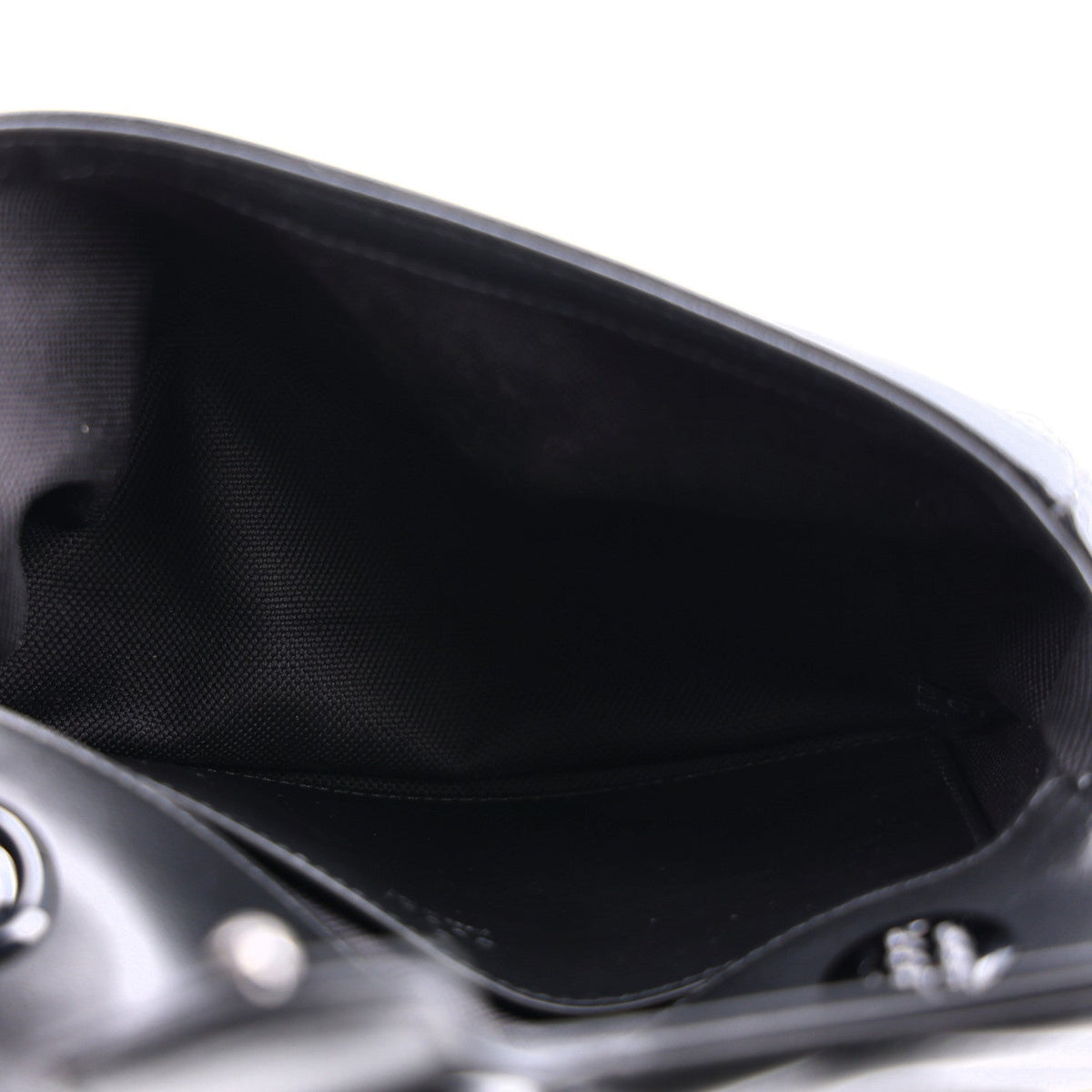 Calfskin Matelasse Monochrome Mini GG Marmont Shoulder Bag Black