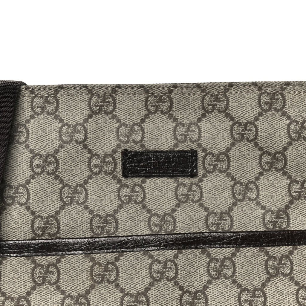 GG Plus Monogram Medium Flat Messenger Bag Dark Brown