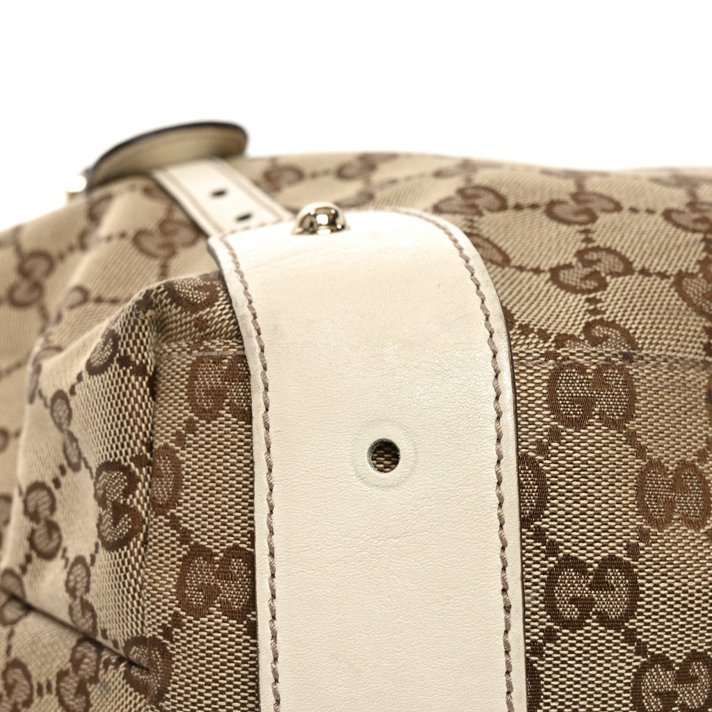 Monogram Medium Pelham Shoulder Bag  Off White
