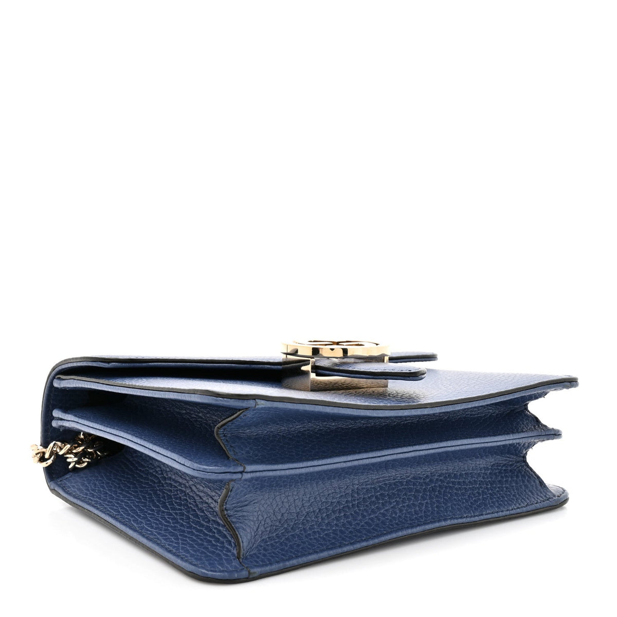 Dollar Calfskin Small Interlocking G Shoulder Bag Caspian