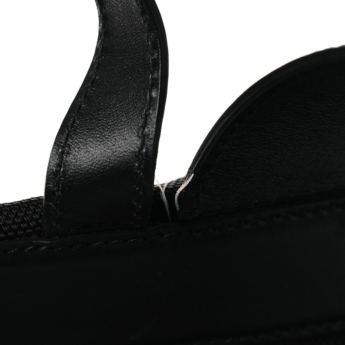 Techno Canvas Web Single Buckle Backpack Black