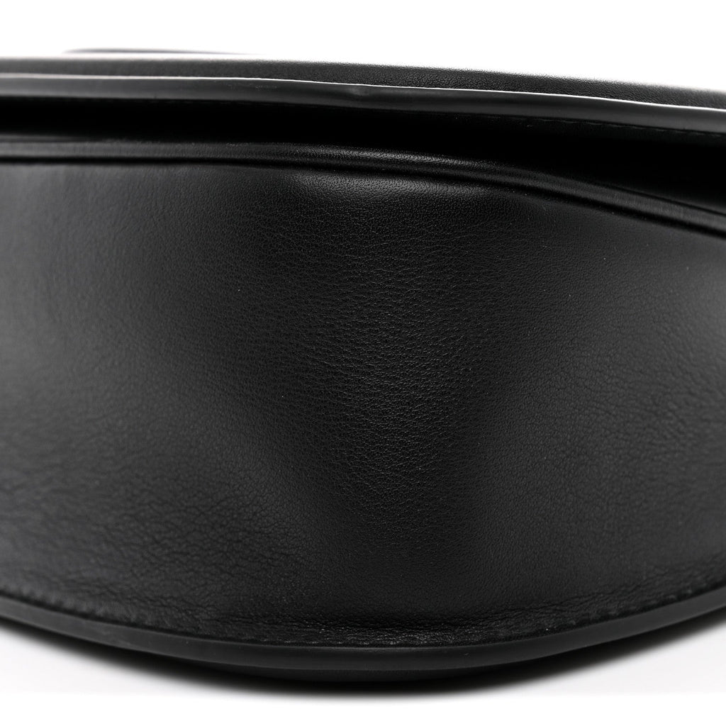 Calfskin Large Blondie Top Handle Bag Black