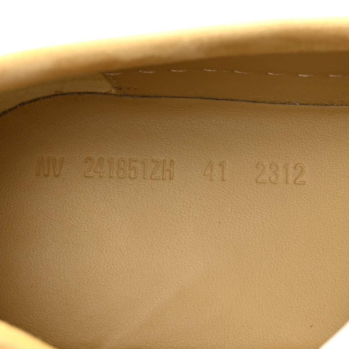 Suede Goatskin Game Slip On Sneakers 41 Beige Lin