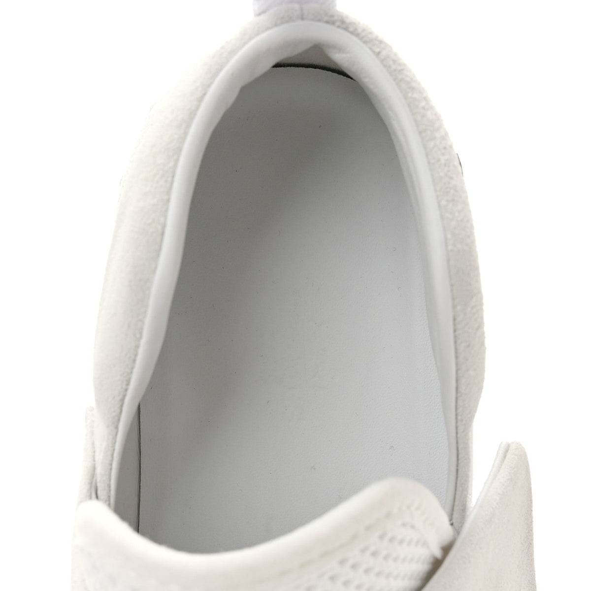 Suede Goatskin Mesh Fabric H Sneakers 38 White