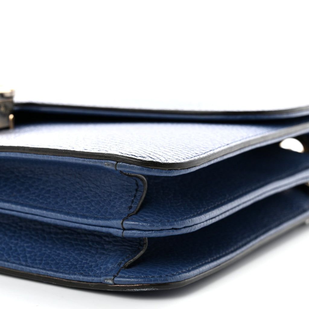 Dollar Calfskin Interlocking G Shoulder Bag  Caspian