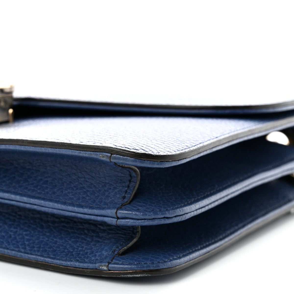 Dollar Calfskin Interlocking G Shoulder Bag  Caspian