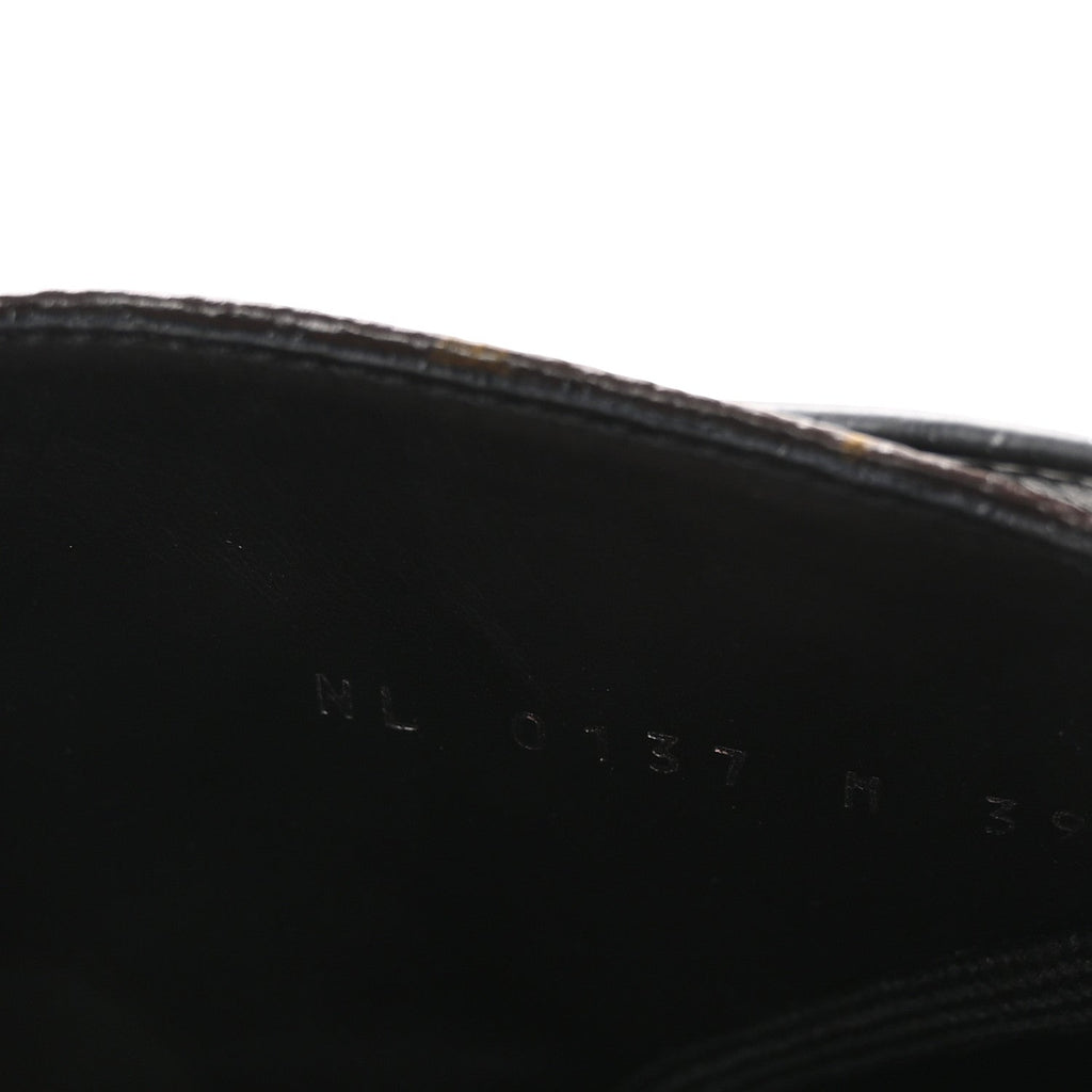 Calfskin Monogram Wonderland Flat Ranger Boots 39 Black