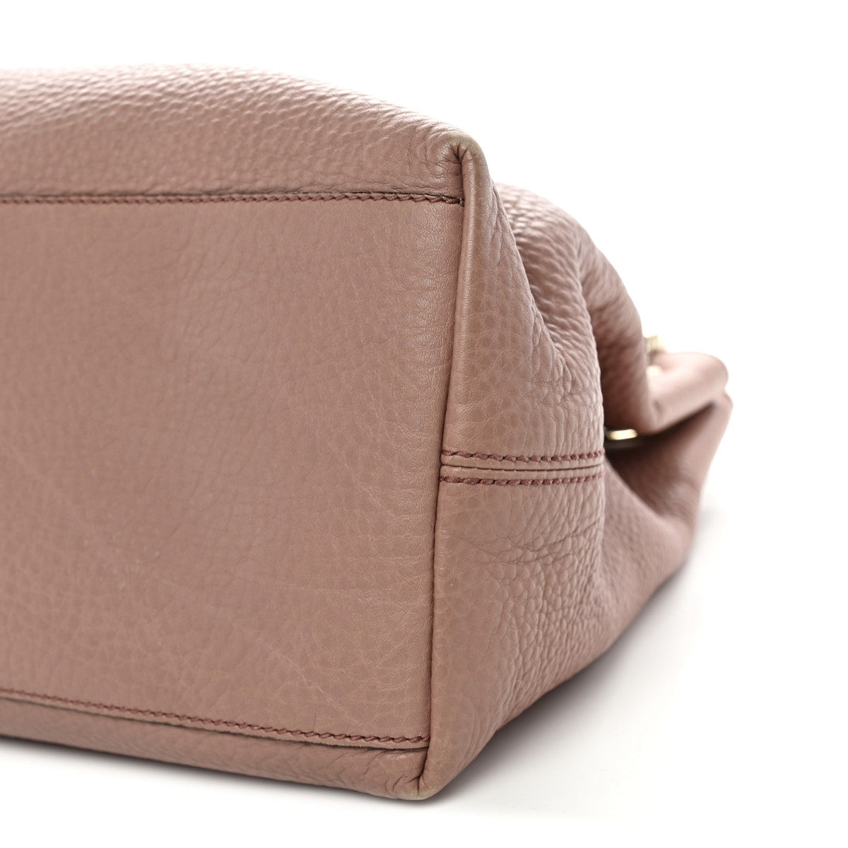 Pebbled Calfskin Medium Soho Chain Shoulder Bag Antique Rose