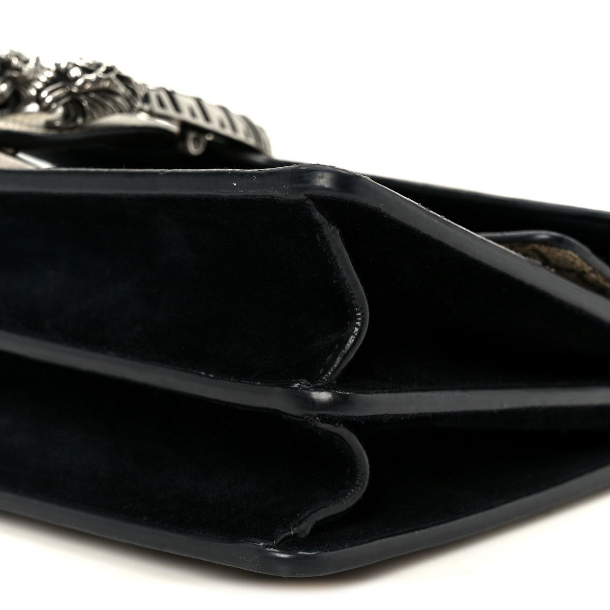 GG Supreme Monogram Small Dionysus Shoulder Bag Black