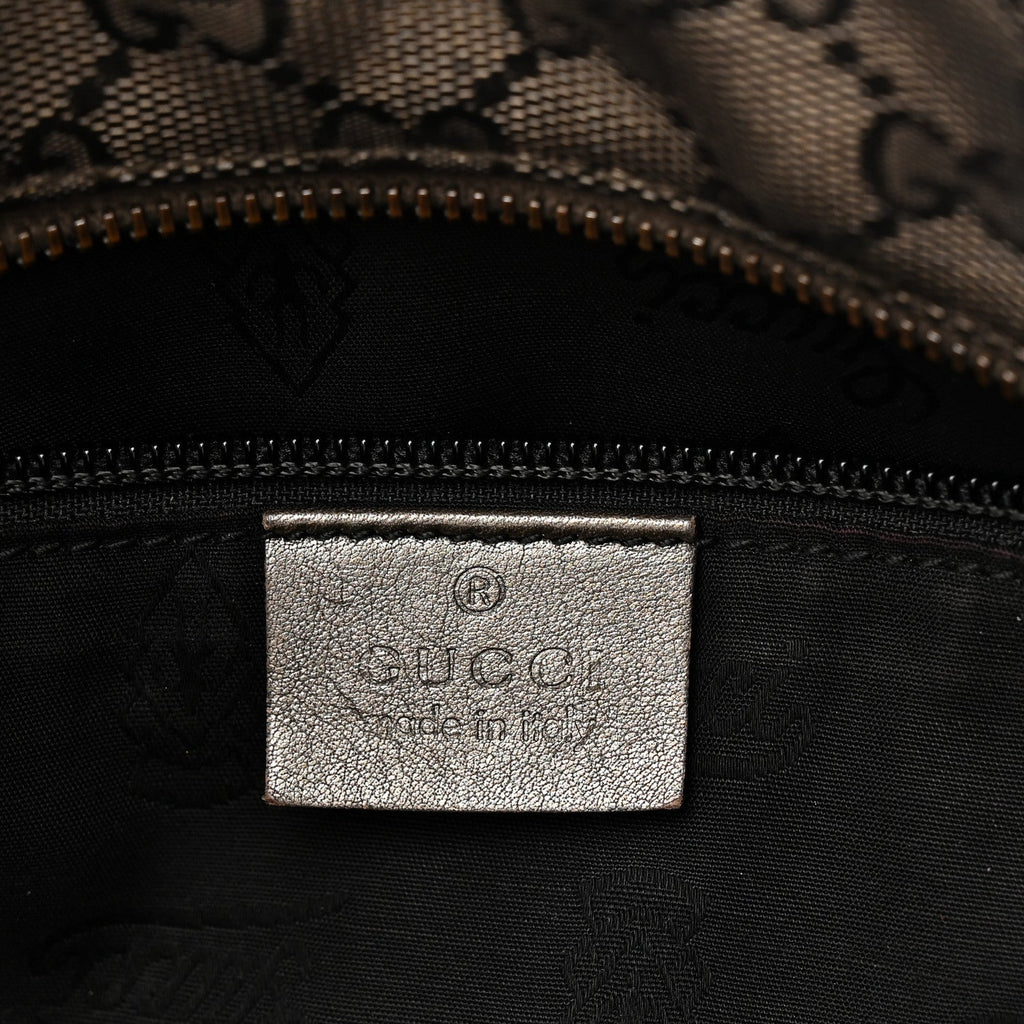 Imprime Monogram Medium Zippered Shopping Tote Pewter