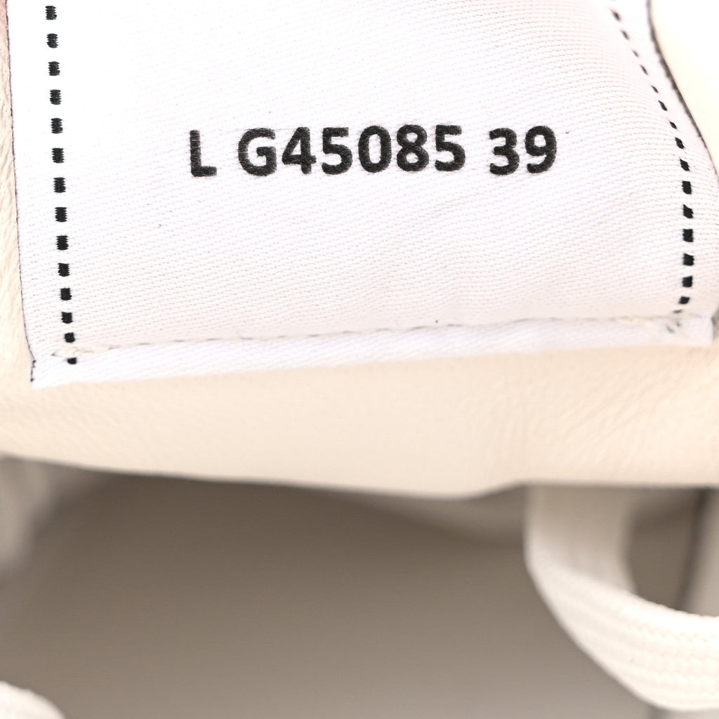 Calfskin Womens CC Logo Sneakers 39 White