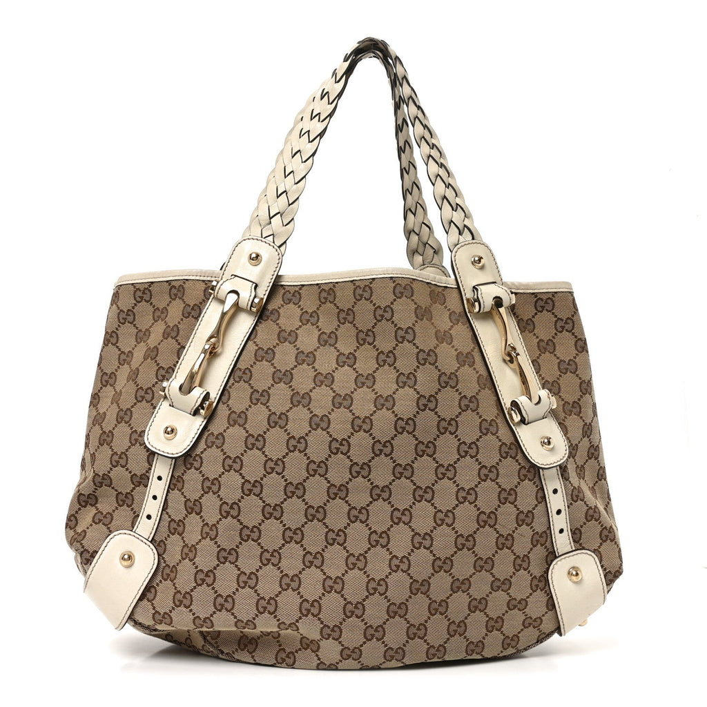 Monogram Medium Pelham Shoulder Bag  Off White