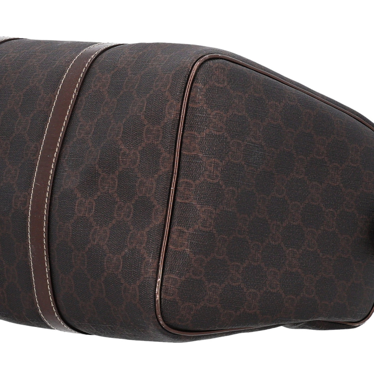 GG Supreme Monogram Medium Joy Boston Dark Brown Bronze