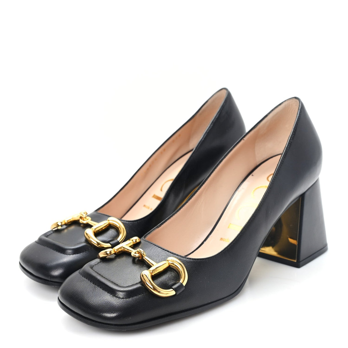 Malaga Kid Horsebit 75mm Pumps 38 Black